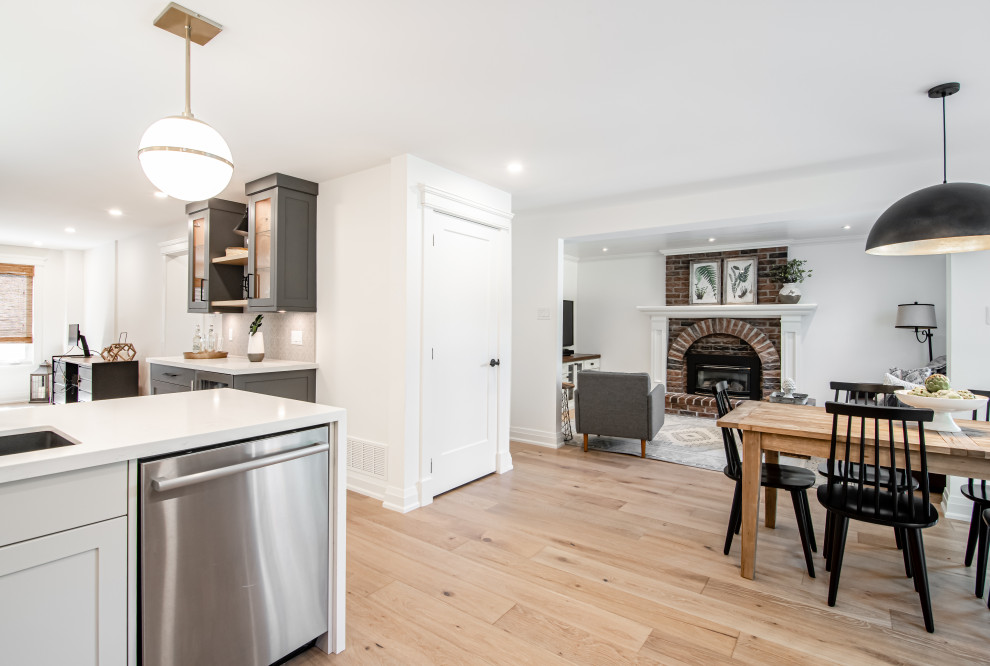 Danish home design photo in Toronto