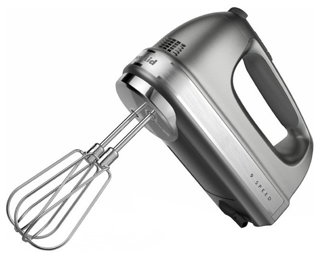 KitchenAid KHM926CU Contour Silver 9 Speed Hand Mixer Contemporary