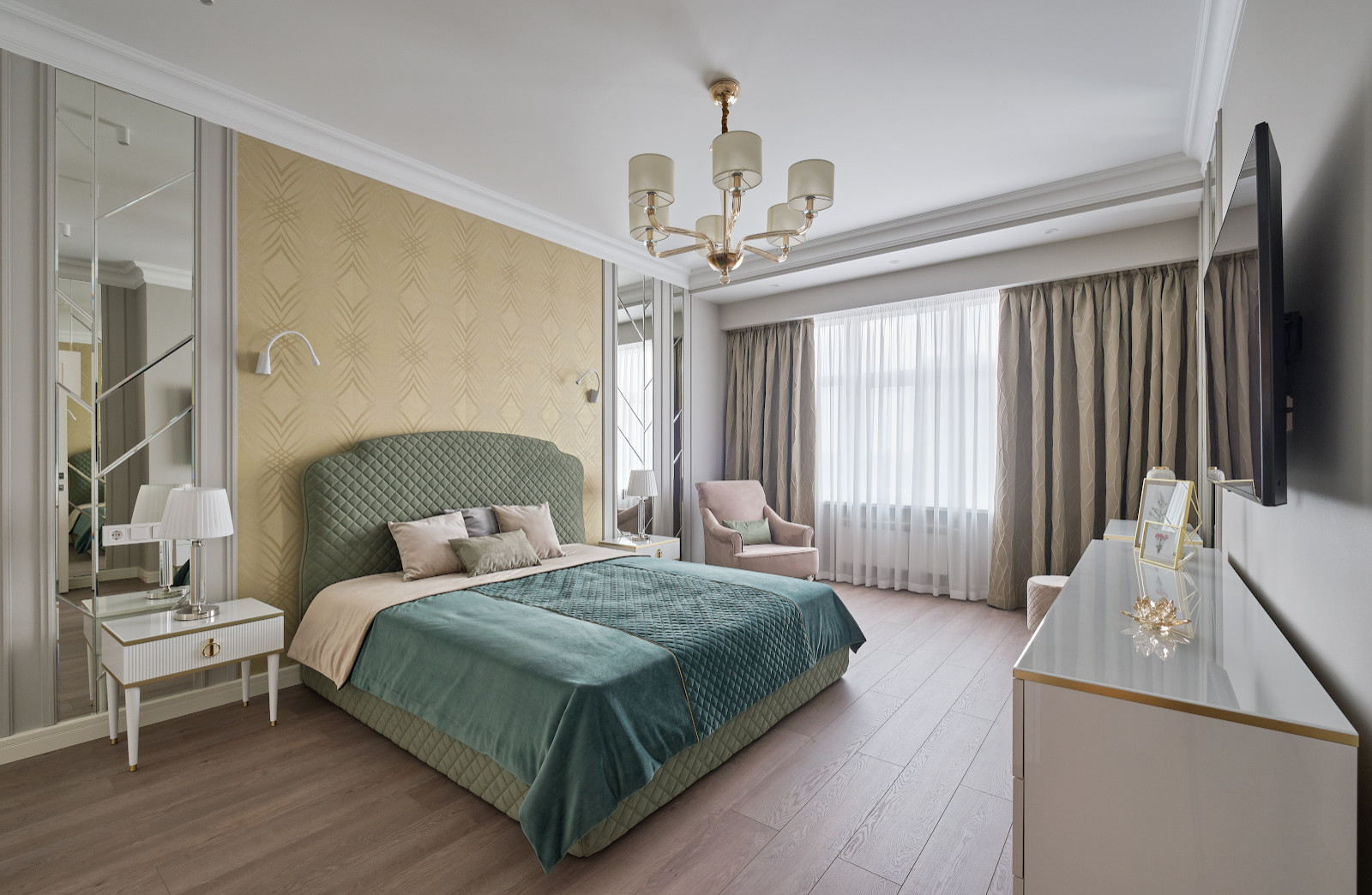 Интерьерная съёмка квартиры в ЖК Триколор (Москва)