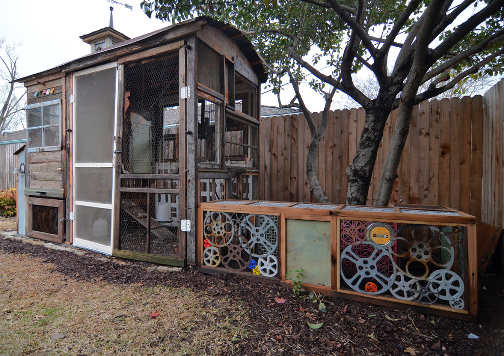 This is an example of an eclectic shed and granny flat in Dallas.