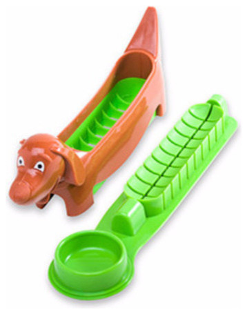 Evriholder Hot Dog Slic'R With Condiment Cup