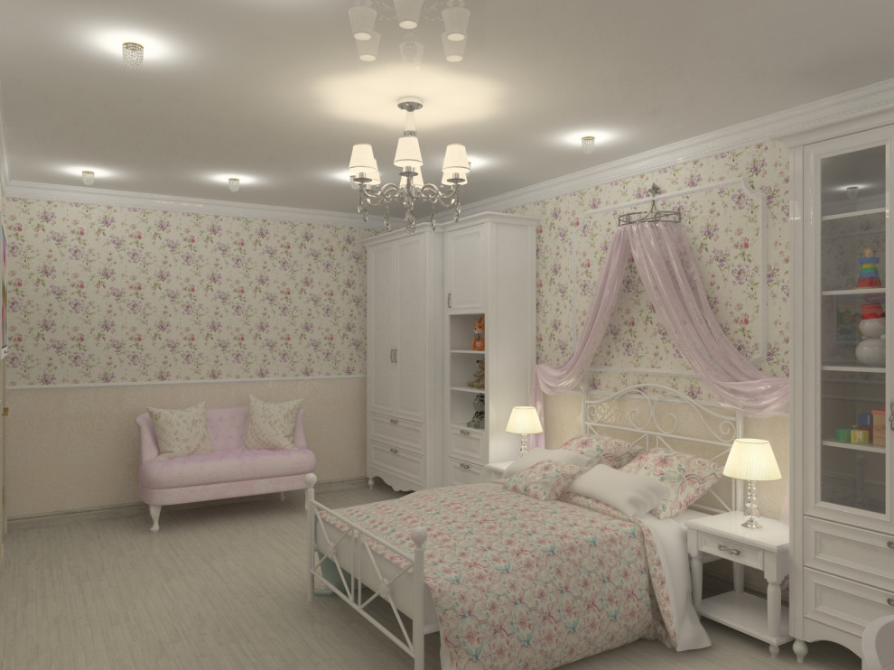 Детская для девочки 21 кв.м