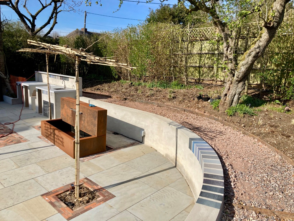 Old Meets New: A Modern Outdoor Kitchen