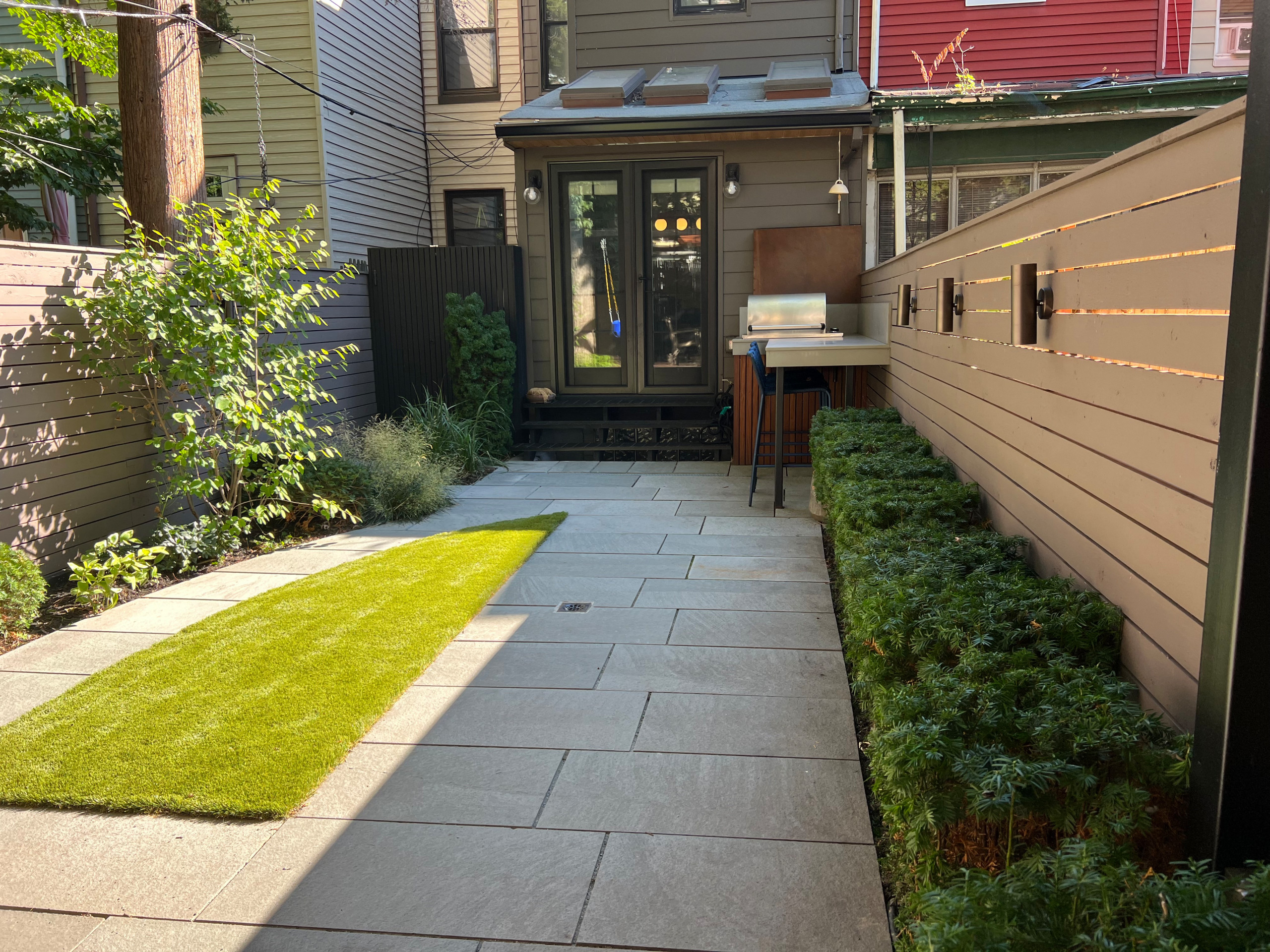 Shady Garden Deck and Pergola Renovation