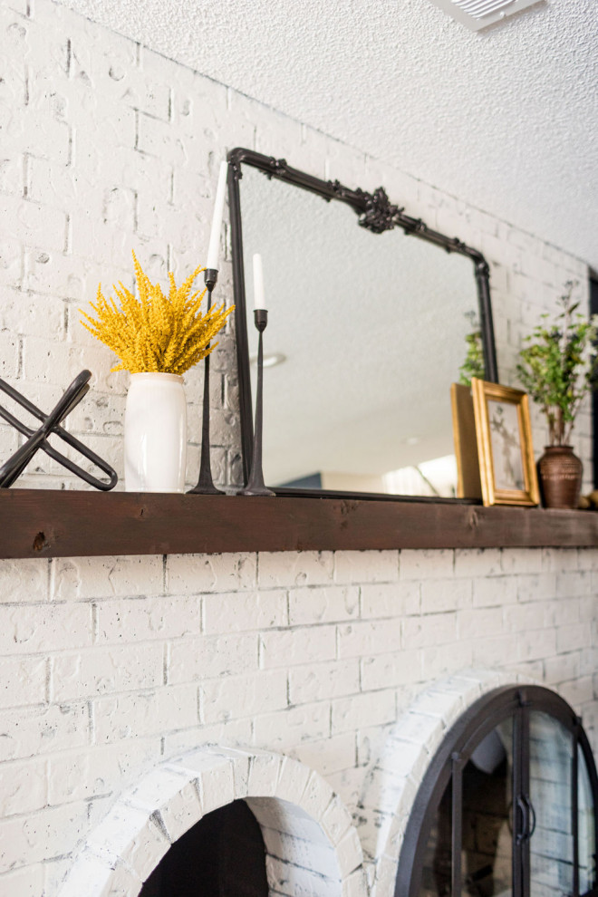 Inspiration for a rustic basement remodel in Minneapolis