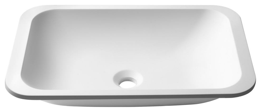 kraus ksu-8mw natura bathroom sink matte white