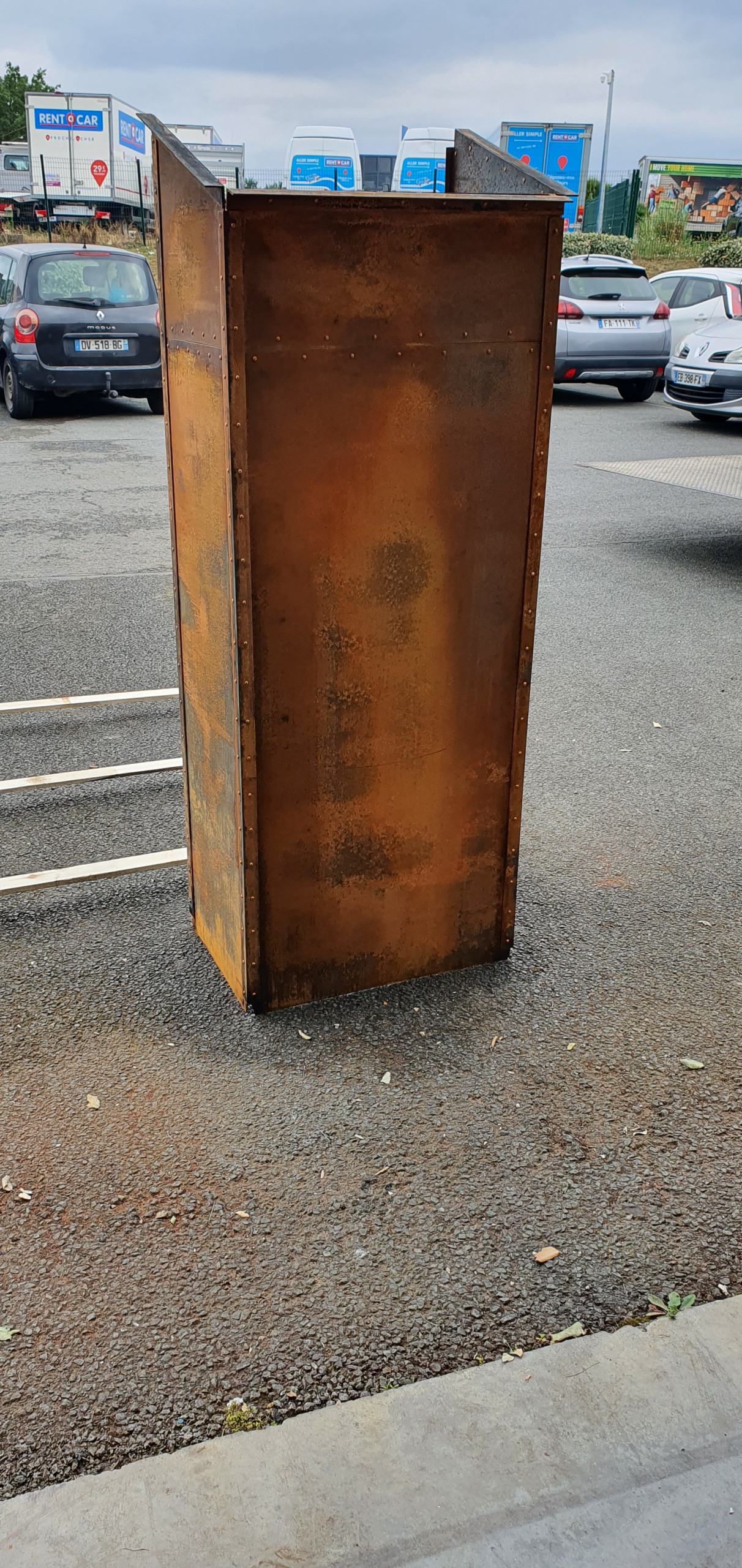 Conduit de hotte pour cuisine extérieure