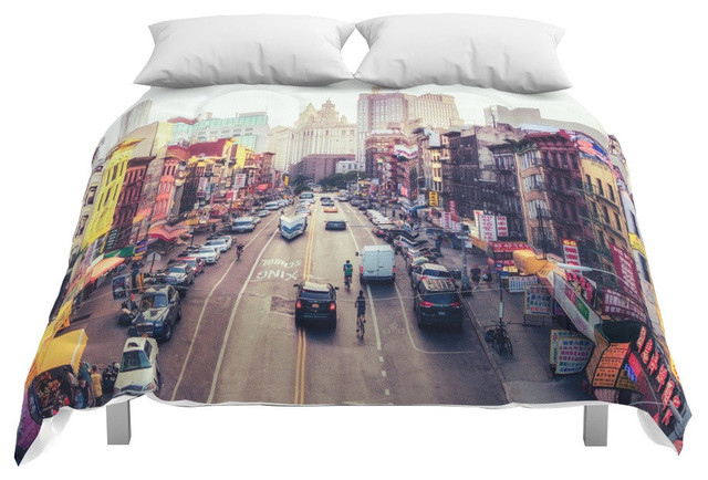 New York City Comforter Contemporary Comforters And Comforter