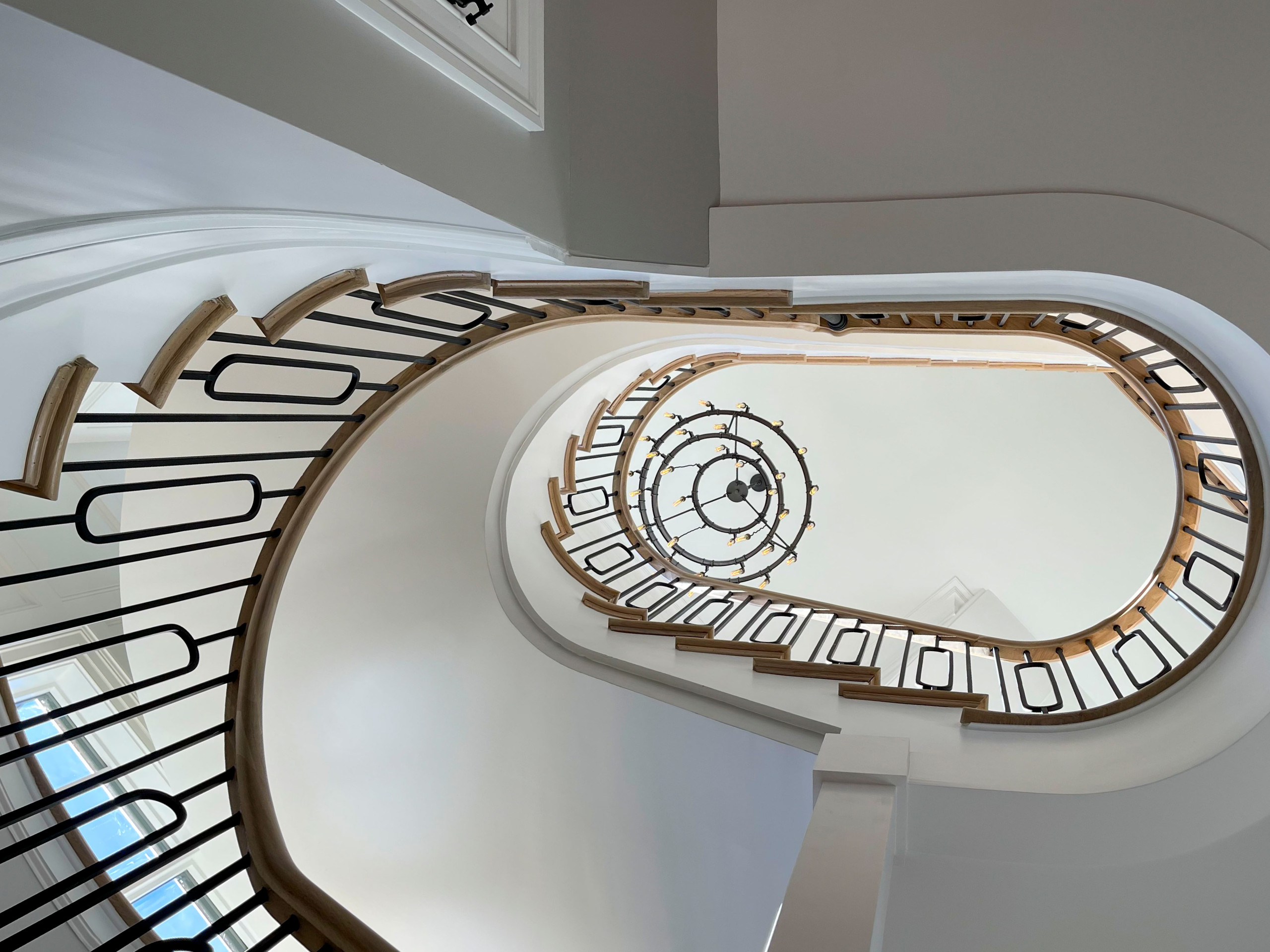 95_Remarkable and elegant floating elliptical staircase, McLean, VA 22101