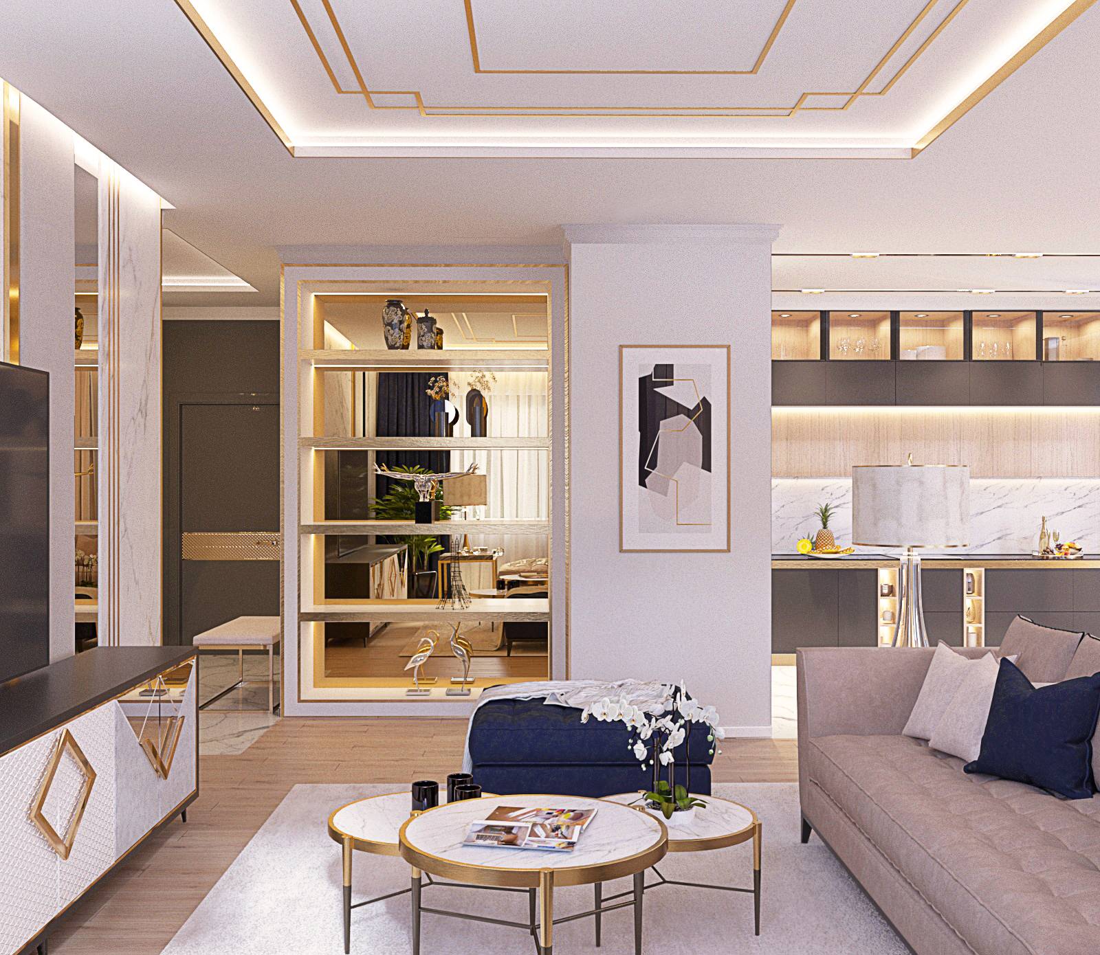 Квартира на Крестовском острове, 178 м2