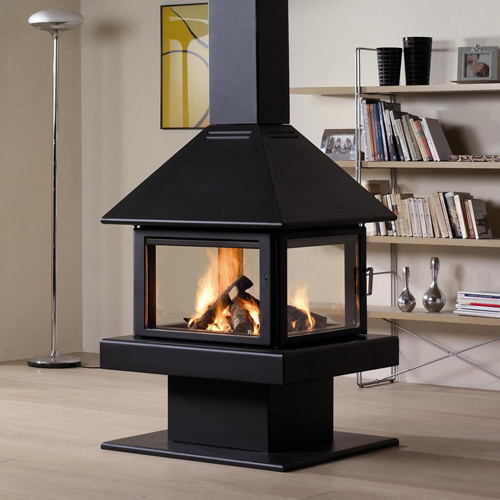 Rocal Giselle 100 Wood Burning Stove Contemporary Indoor