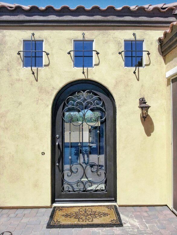 Entryway - transitional entryway idea in Austin