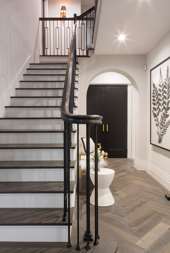 Staircase - eclectic staircase idea in Los Angeles