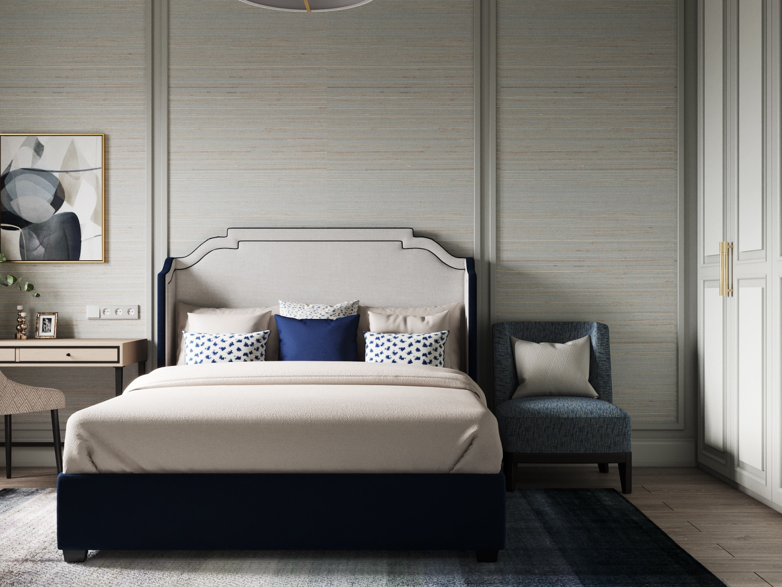 Спальня с креслом