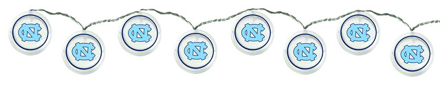 North Carolina Tar Heels Led String Light Set 8 5 Feet Long Contemporary Outdoor Rope And String Lights By Zeckos