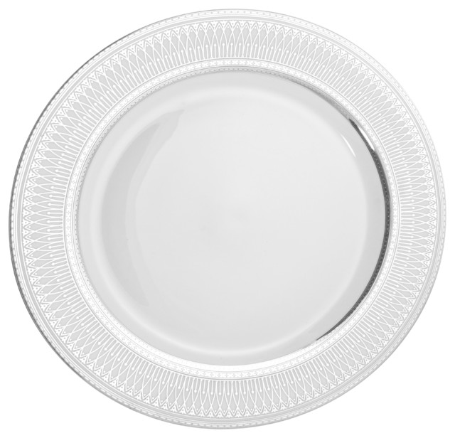 Iriana Charger Plates, Set of 6 Traditional Charger Plates by 10