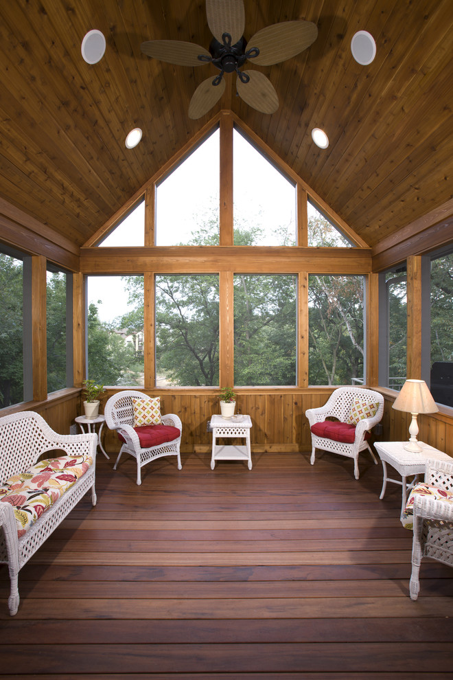 3 Season Screened Porch Traditional Porch Minneapolis by John