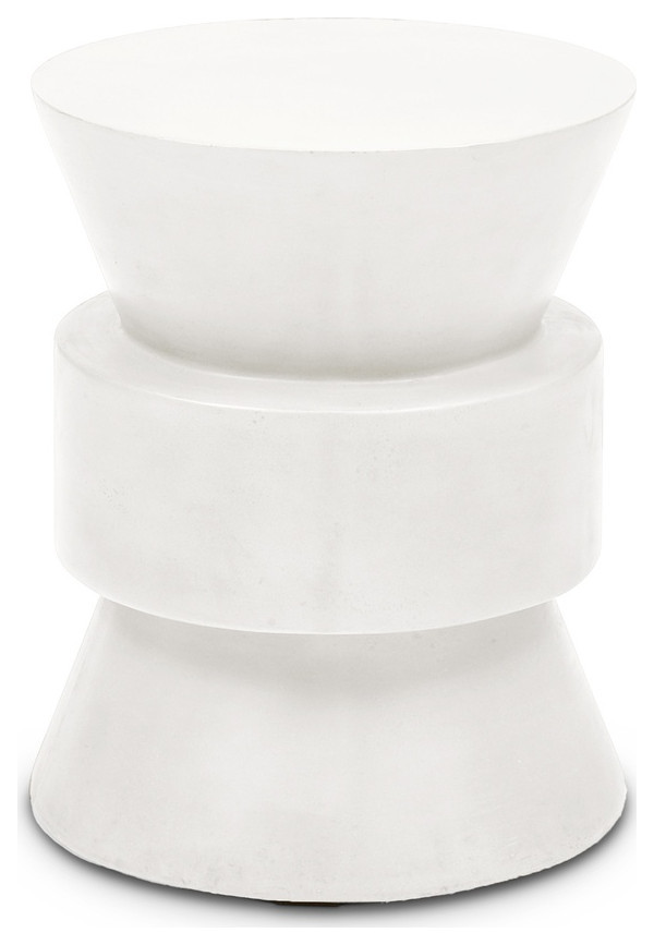 Cynara Stool Ivory - Transitional - Accent And Garden Stools - by Love ...