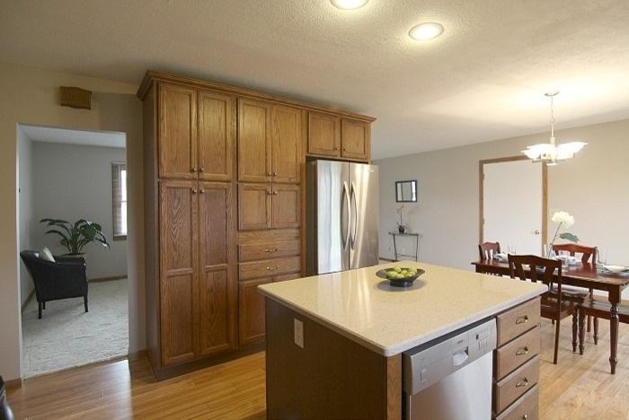 Inspiration for a transitional kitchen remodel in Cedar Rapids
