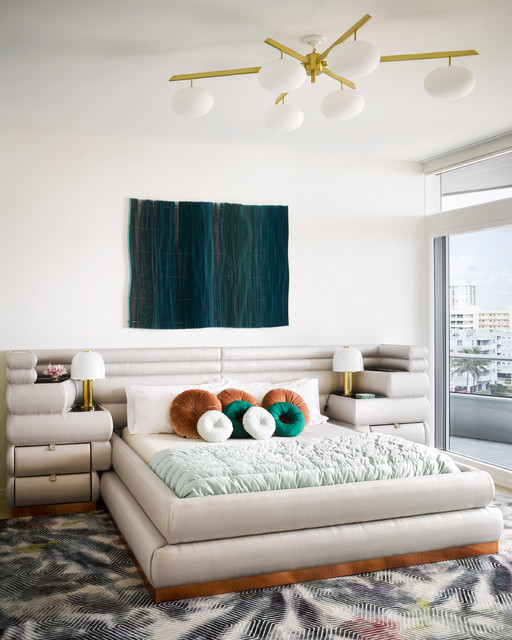 'Miami Beach' Apartment contemporaneo-dormitorio