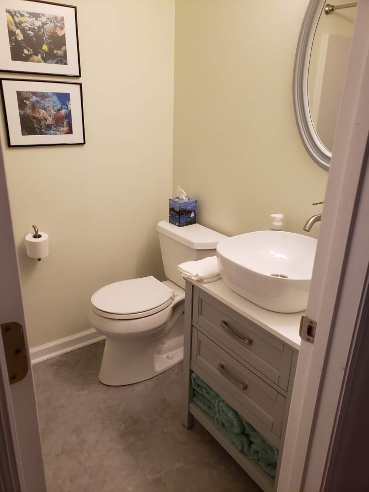 Transitional Master Bath & Powder Room Remodel