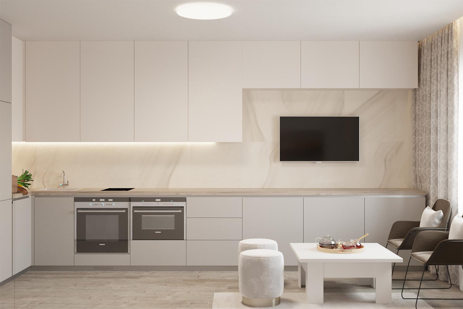 Дизайн однокомнатной квартиры Петроглиф Парк