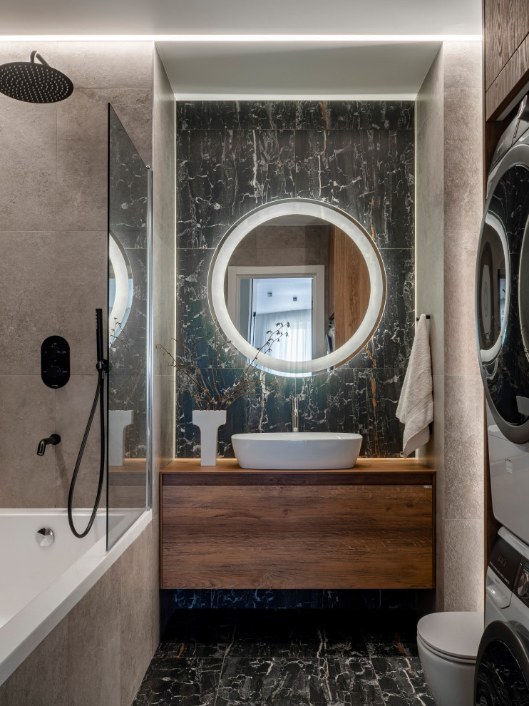 Серо-бежевый минимализм в ЖК Пушкин