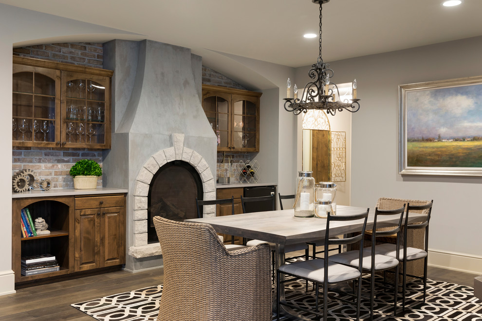 Dining room - transitional dining room idea in Minneapolis