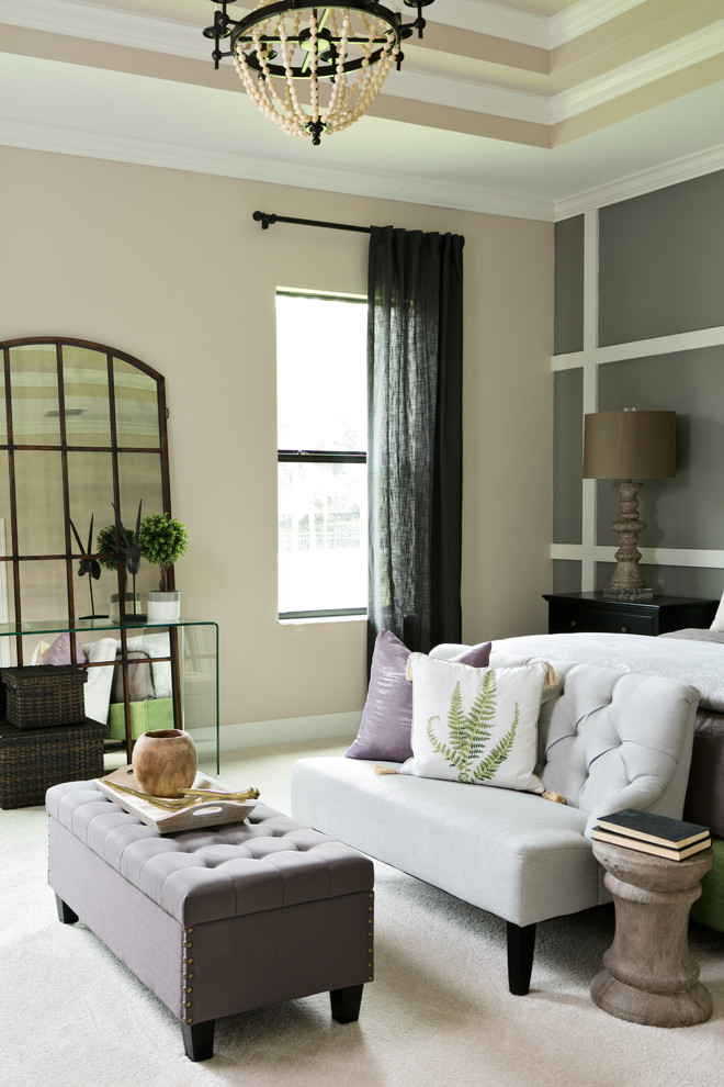 Bedroom - transitional bedroom idea