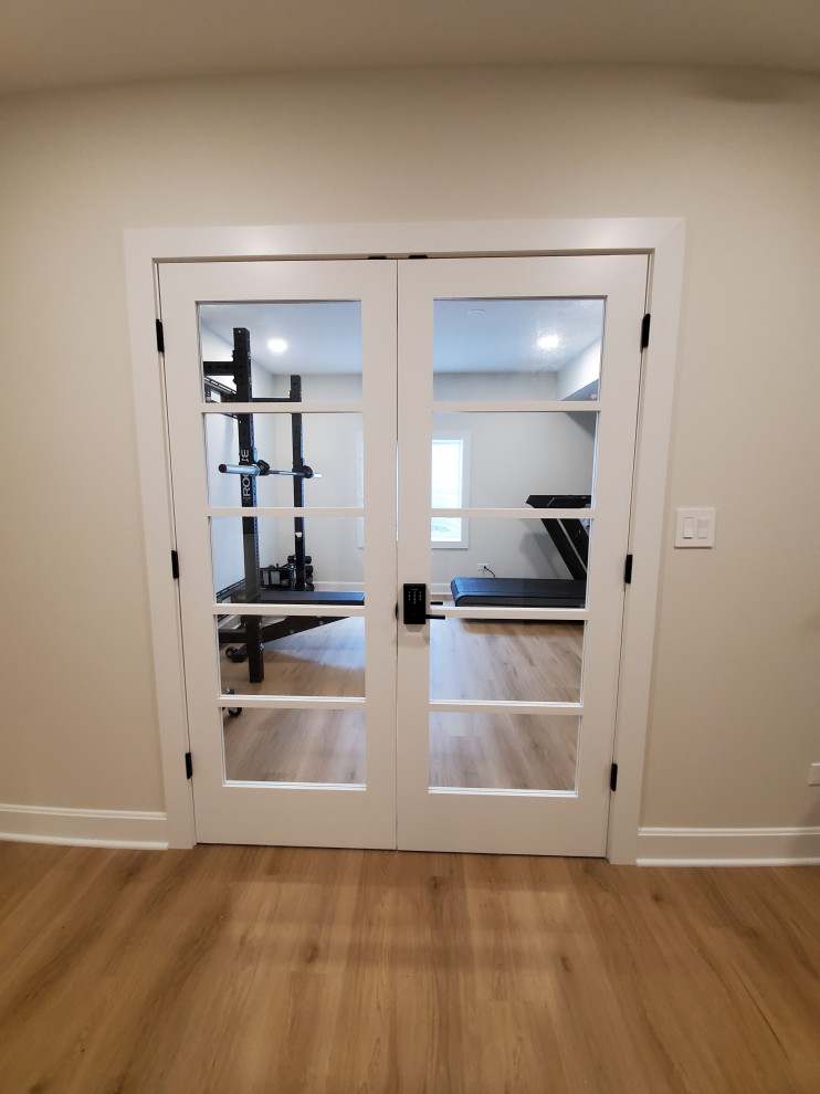 Bads Basement Transitional Basement Chicago by Top Drawer