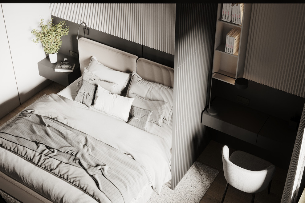 Интерьер квартиры 87м2 в поселке парке Весна