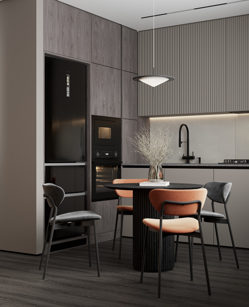 Дизайн-проект квартиры в современном стиле для молодой яркой пары