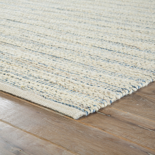 Jaipur Living Canterbury Natural Stripe White Blue Area Rug Natural Stripe White Blue Area Rug