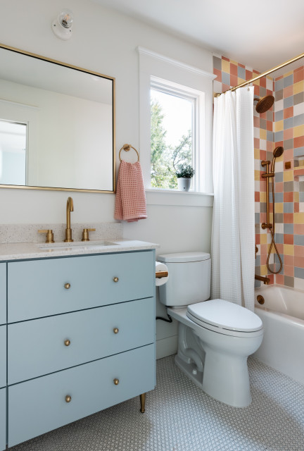 Balcones Woods Garage Conversion bathroom