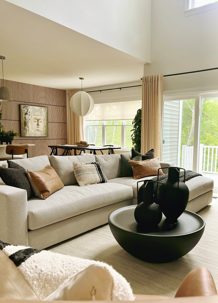 Wabi-sabi inspired living/family room