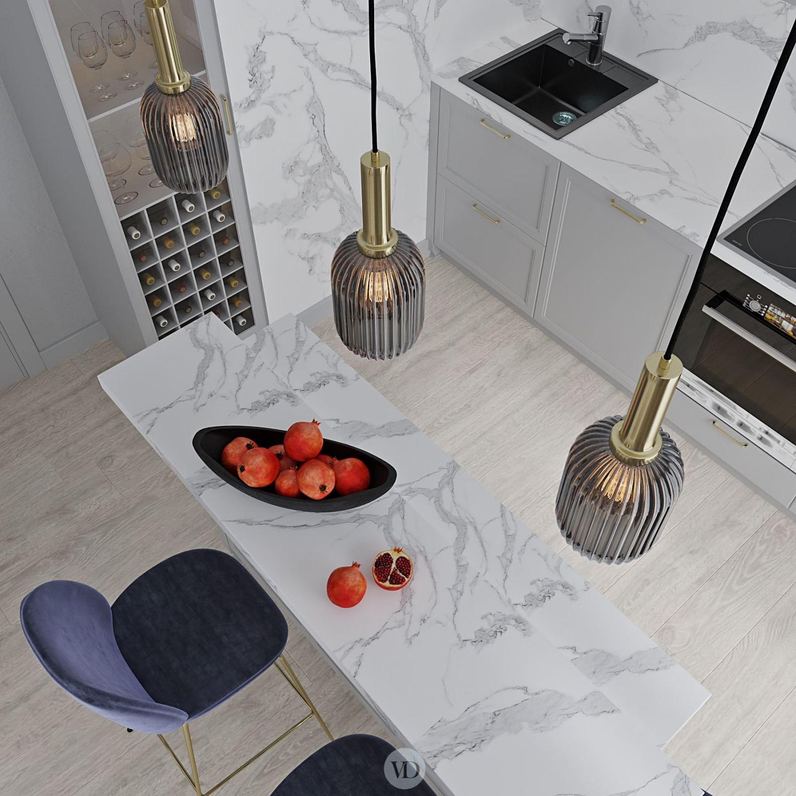 Дизайн-проект квартиры Яблочкино