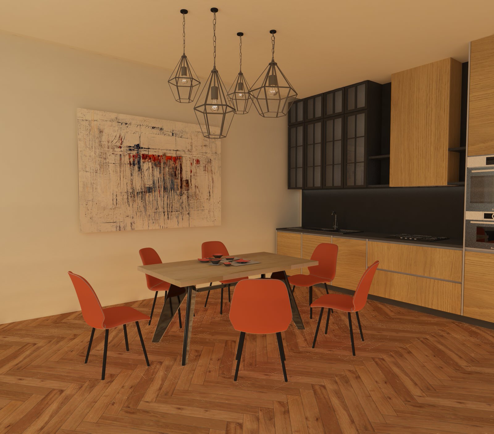 Проект трехкомнатной квартиры