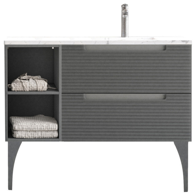 Unit Cane Bathroom vanity Contemporary Bathroom Vanities And Sink Consoles by Bath4Life