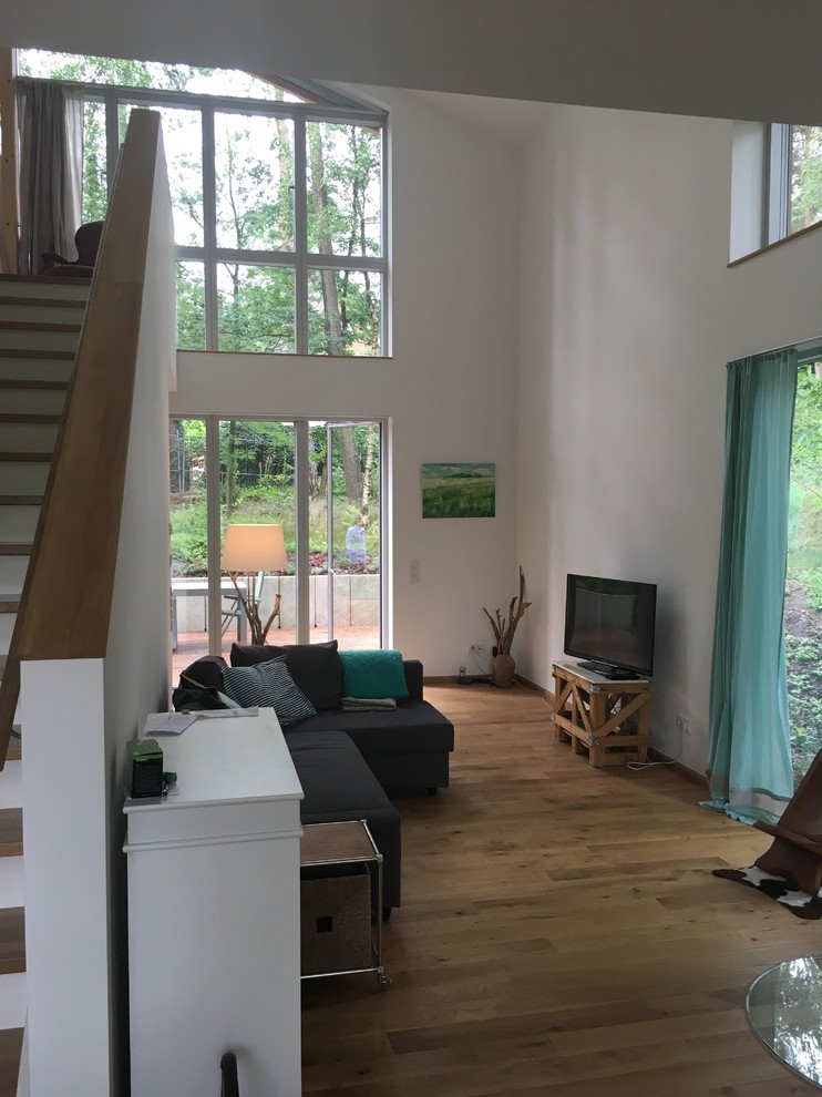 Scandinavian living room in Hamburg.
