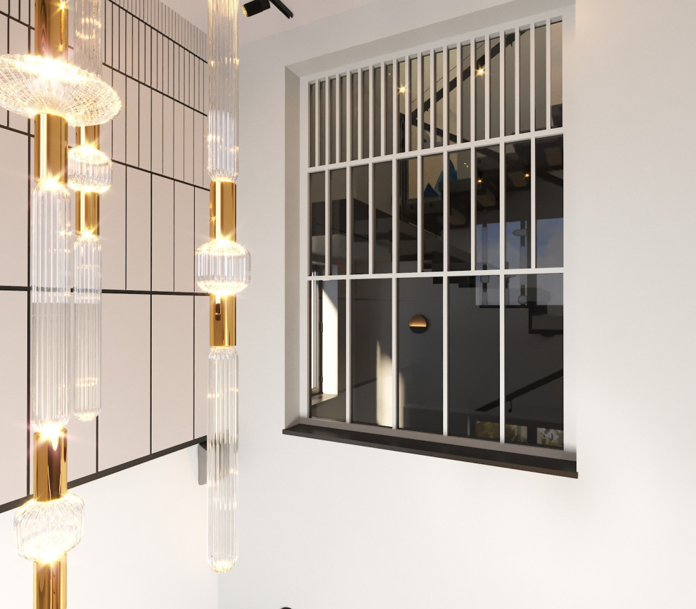 Дом с 2х светной гостиной