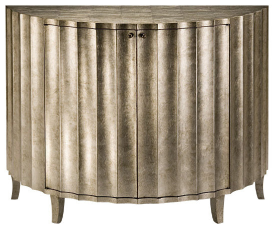 Fluted Cabinet Transitional Accent Chests And Cabinets By