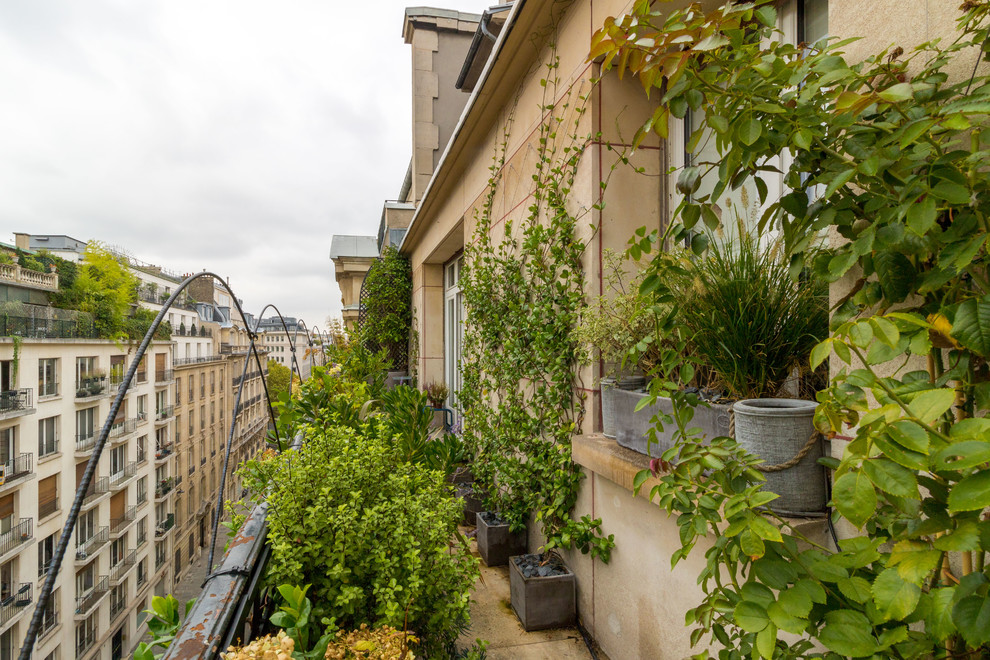 Balcon?[Idée de décoration pour balcon With un garde-corps en métal.]:[Idées de décoration pour balcons With un garde-corps en métal.]