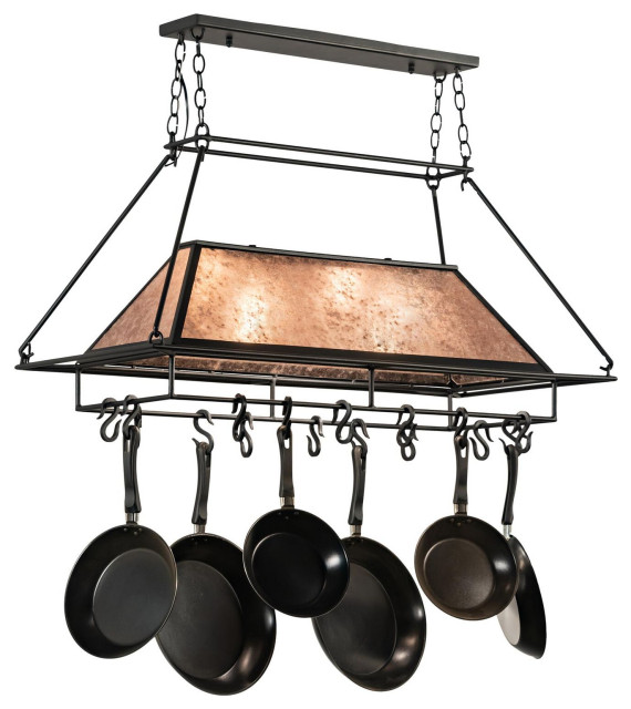 40" Long Mission Prime Pot Rack Transitional Pot Racks And Accessories by Pot Racks Plus