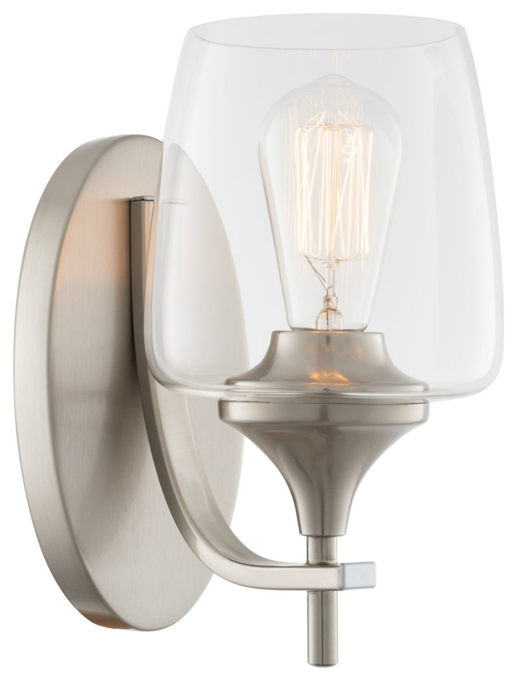 Kira Home Stella 10" Chic Wall Sconce / Wall Light, Wine Glass Shade