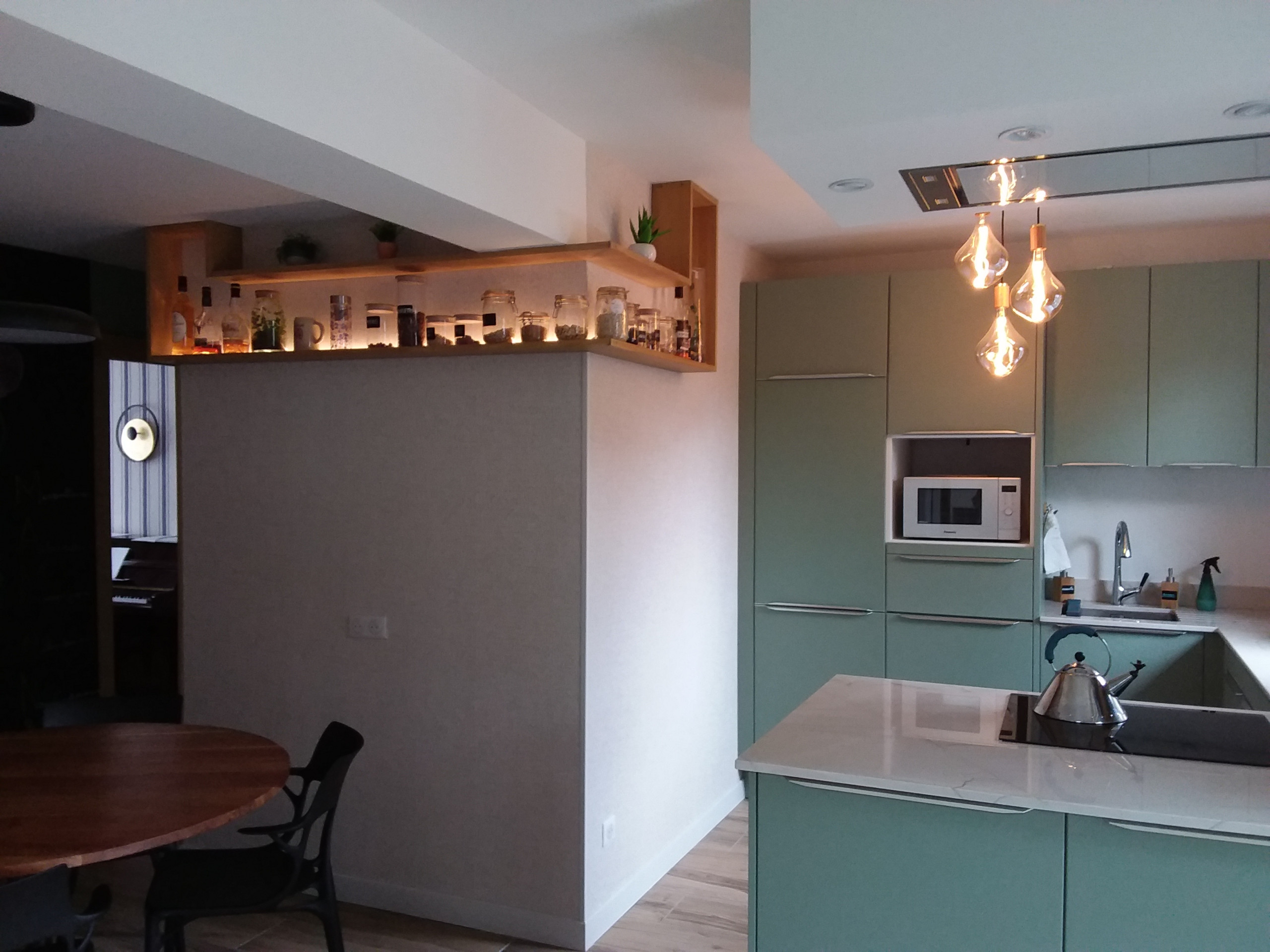 Rénovation, aménagement et décoration du rez-de-chaussée d'une maison de ville