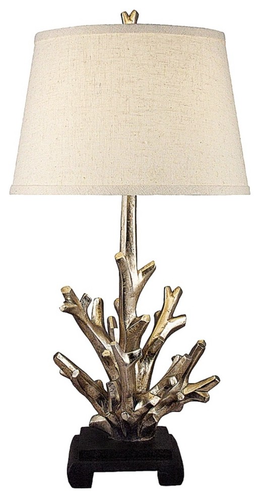 Coastal ReginaAndrew Silver Coral Table Lamp Contemporary Table