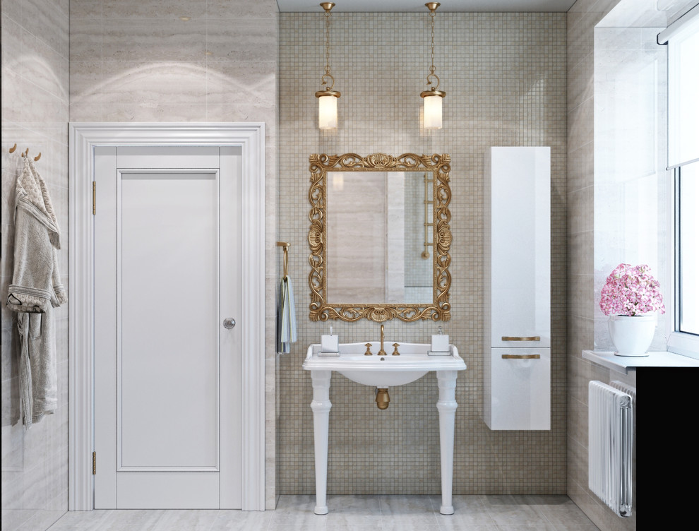 Дизайн-проект ванной комнаты от «Strekoza Design»