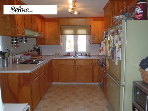 Retro turned modern kitchen 