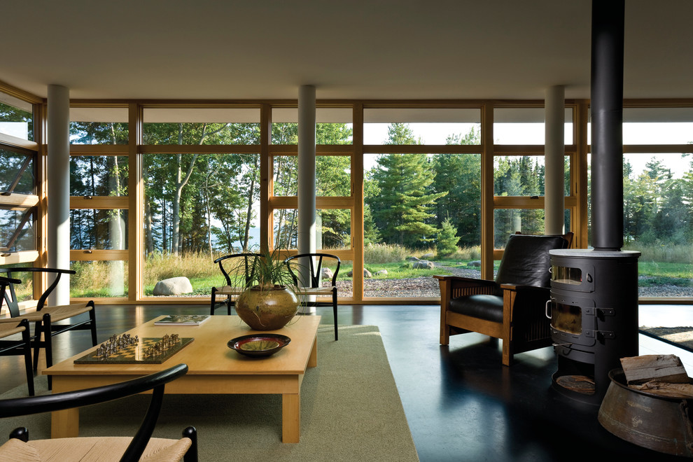 Inspiration for a contemporary home design remodel in Seattle