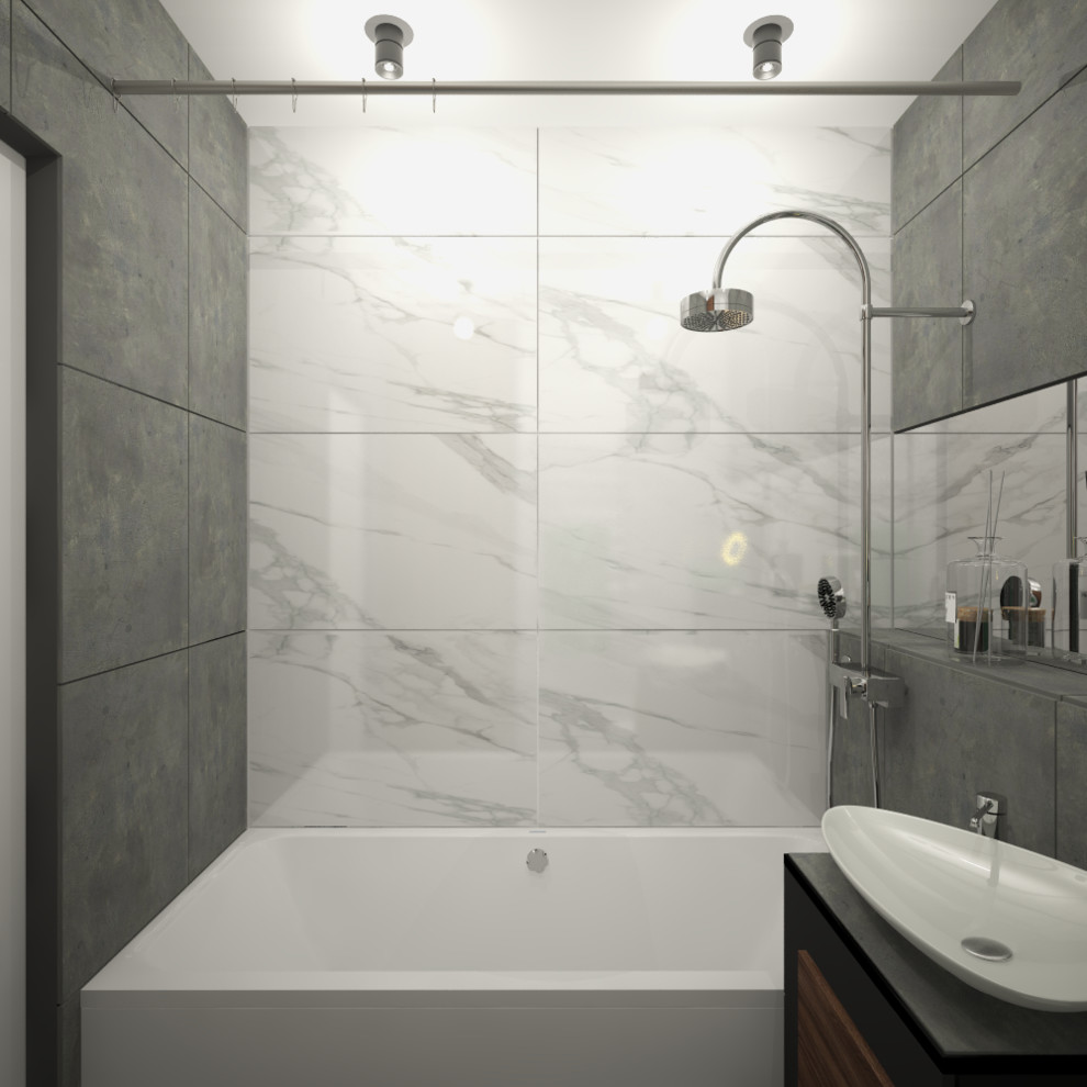 Ванная комната 2х комнатной квартиры, ЖК Стрижи